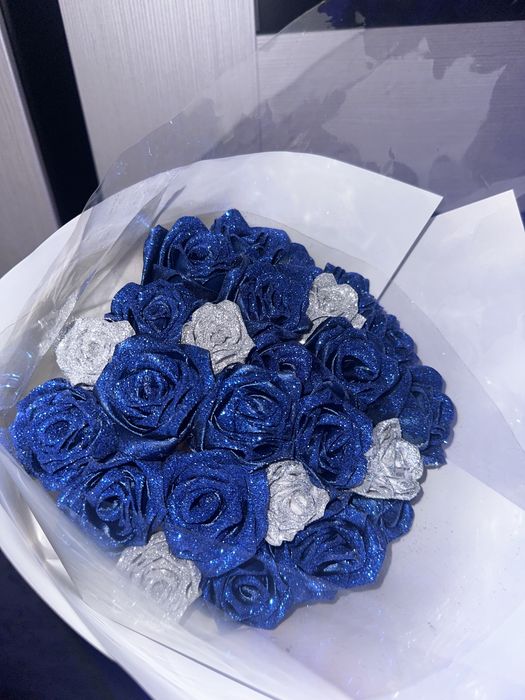 атласные розы на заказ