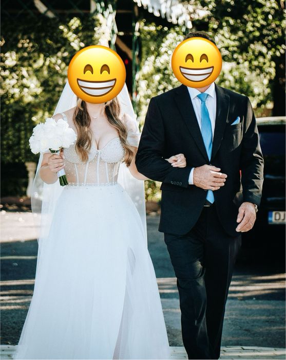 Rochie de mireasă unică, semnată Adina Constantinescu