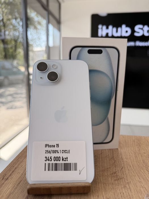 iPhone 15•256GB/100%Blue Айфон 15•256Gb/100%Көк