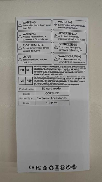 Четец на карти с памет 5 в 1 ,адаптер