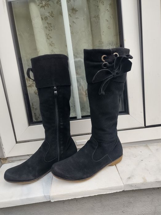 Cizme dama piele intoarsa sau nabuk 36