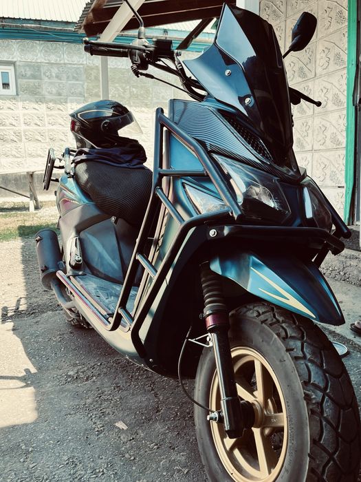 Мопед самурай зелёный