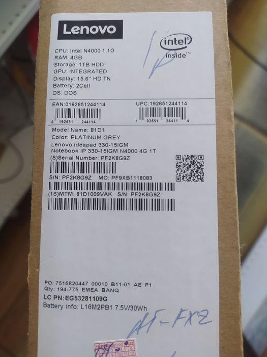 LENOVO Platinum Grey