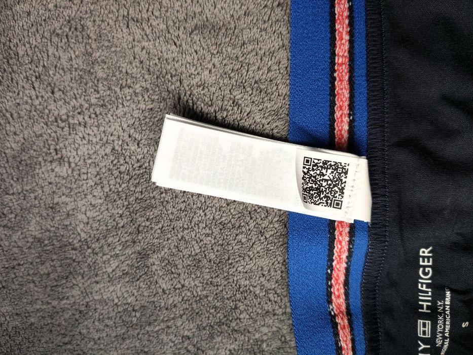 Tommy Hilfiger set 3 chiloți bărbătești culoare negru cu banda albastra S noi originali