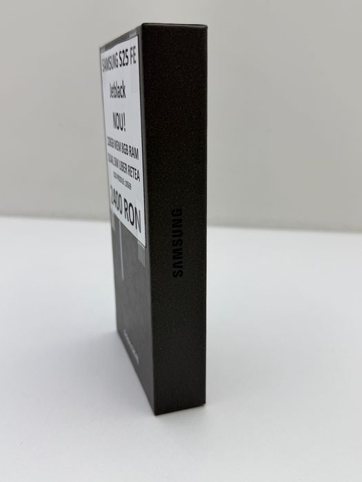 Samsung Galaxy S25 FE, 128GB, 8GB RAM, Dual SIM, Jet Black - Nou