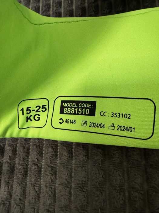 Vestă Înot Spumă Nabaiji Albastru/Verde