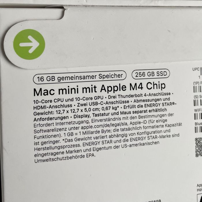 Apple Mac mini M4 16/256 sigilat