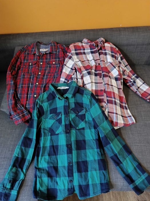 Три броя памучни ризки за момче