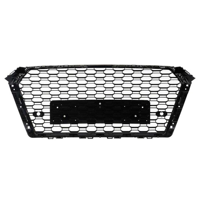 Grila fara emblema Audi A4 B9 negru lucios (15-19) PDC