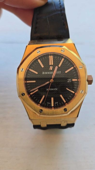 Мъжки кожен часовник Audemars Piguet, Royal Oak Jumbo