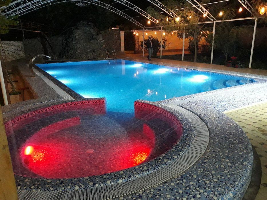 Бассейны водопады фонтаны барбекю хамам пруды беседки