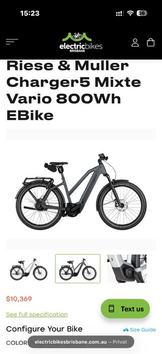 Bicicleta electrica Riese & Muller Charger 5