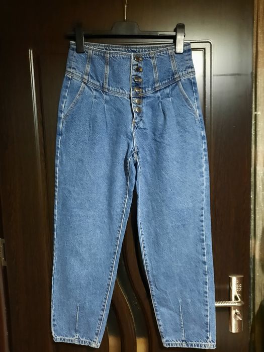 Blugi dama  talie înaltă