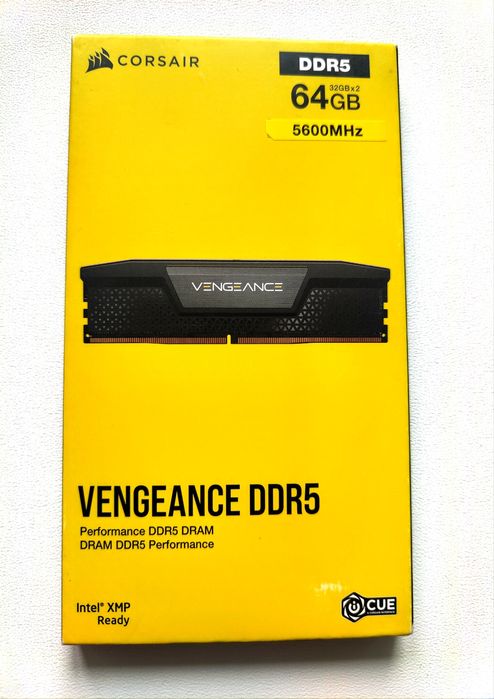 Corsair DDR5 64 GB 5600 MHz CL40 (2 x 32 GB) - Nou / New