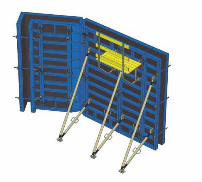 Опалубка крупнощитовая