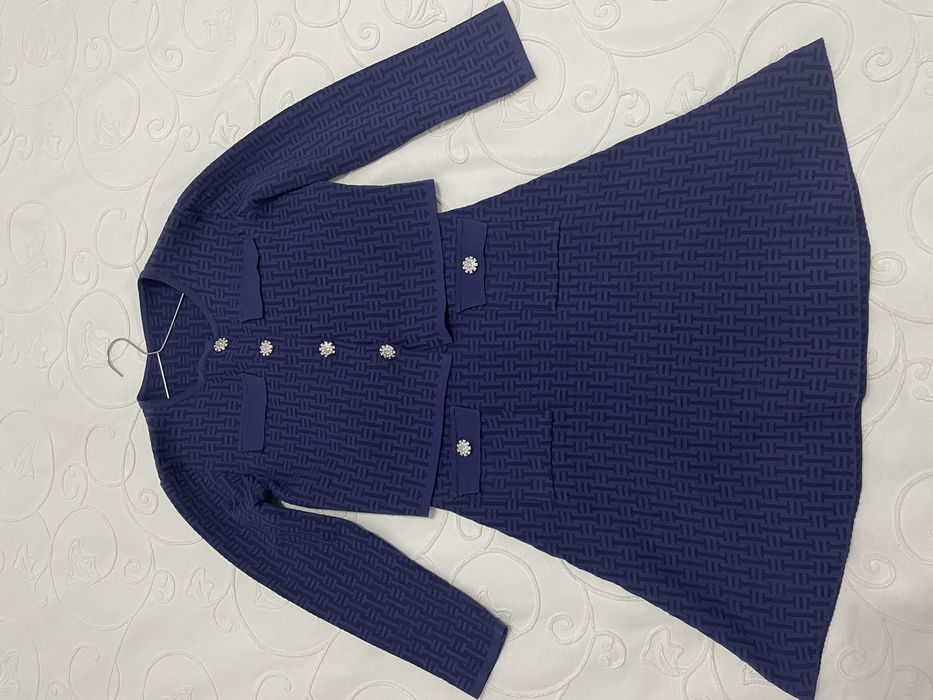 двойка, сарафан/кардиган,