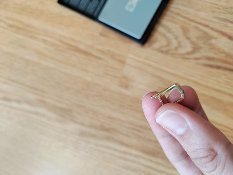 Cercei aur 14 karate model evantai