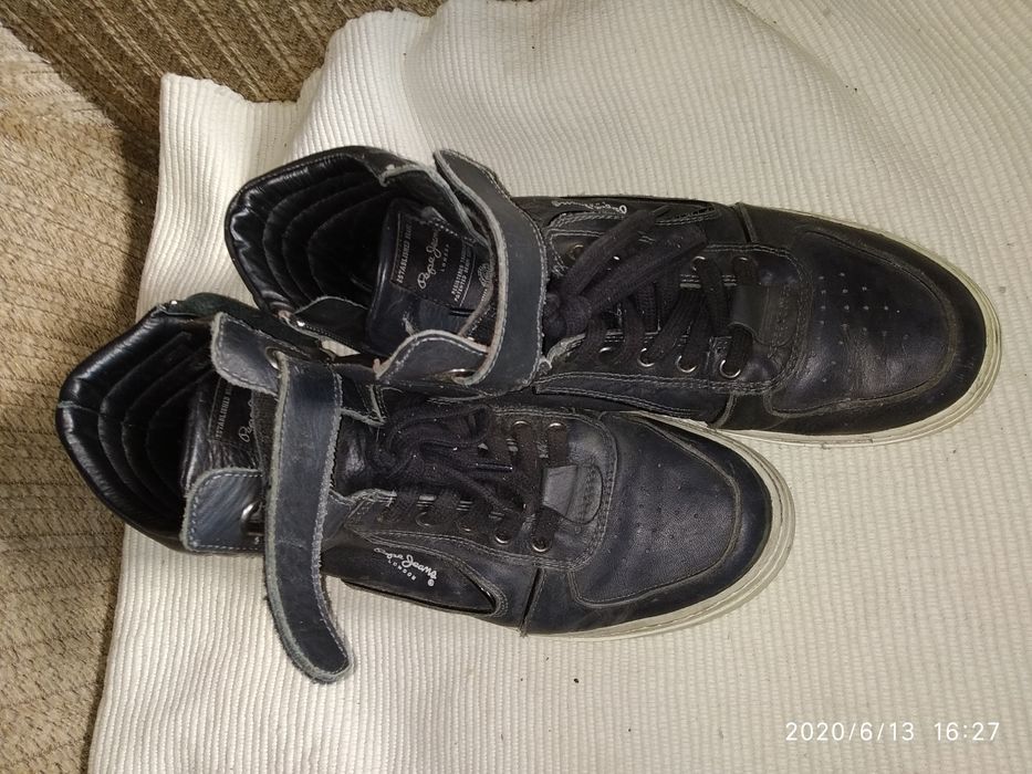 Pantofi tenisi mid- hight piele pepe jeans london 42