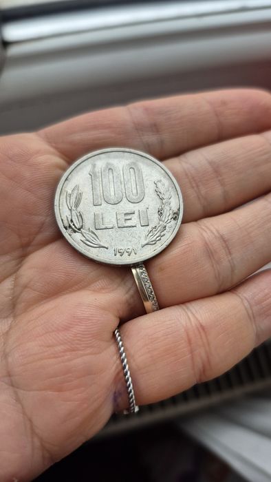 Moneda 100 lei din 1991 Mihai Viteazul