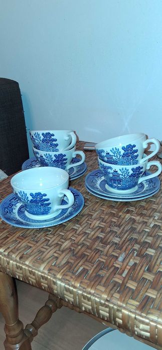 Set cesti englezesc Churchill penttu ceai sau cafea