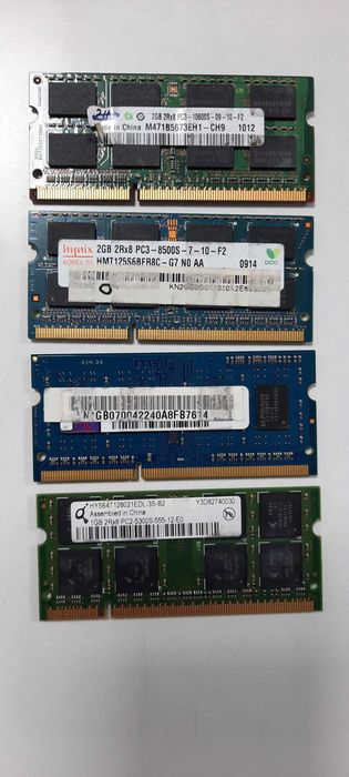 ОЗУ DD3 и DDR2 оперативки для ноутбука