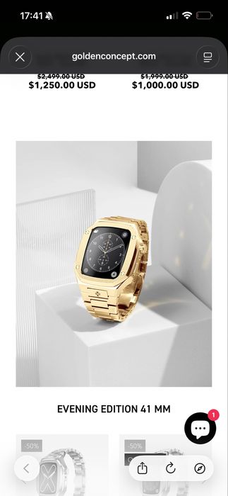 Корпус Golden Concept EV-14 Часы храмированные Appl Watch