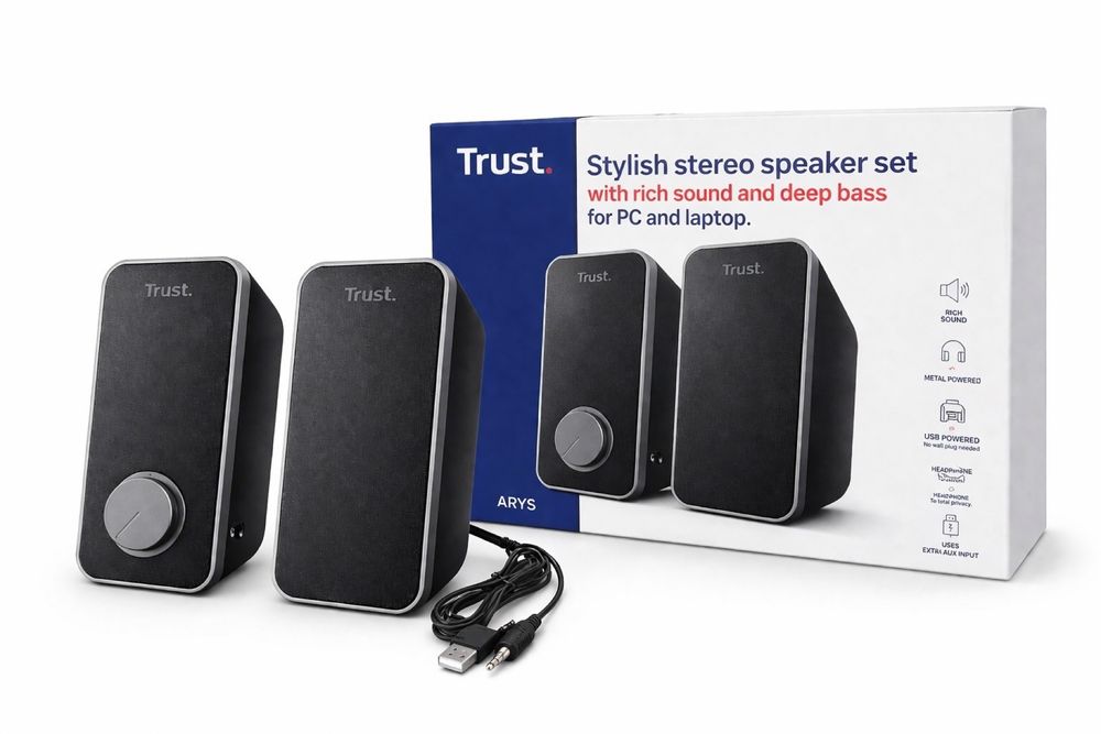 Boxe PC Stereo Trust Arys 2.0