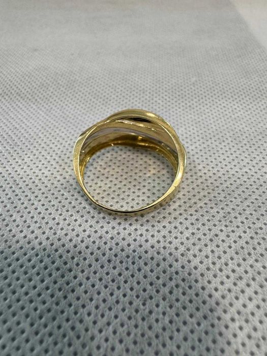 (Ag41) Inel aur, 14K B5810 - Certificat de garanție!