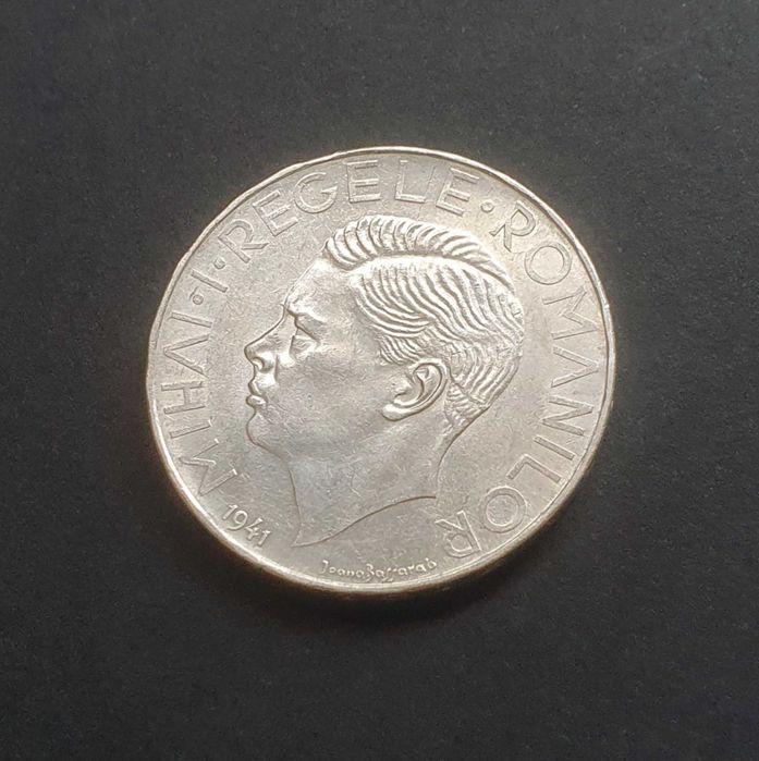 Moneda 500 le1 1941, argint, Regele Mihai