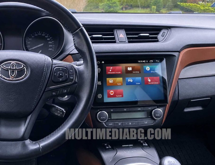 Toyota Avensis 180 2018 - 2020 Мултимедия Навигация Android