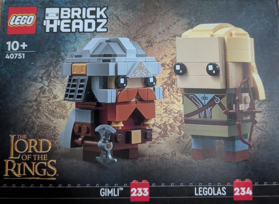 Lego 40751 Brickheadz: Legolas si Gimli