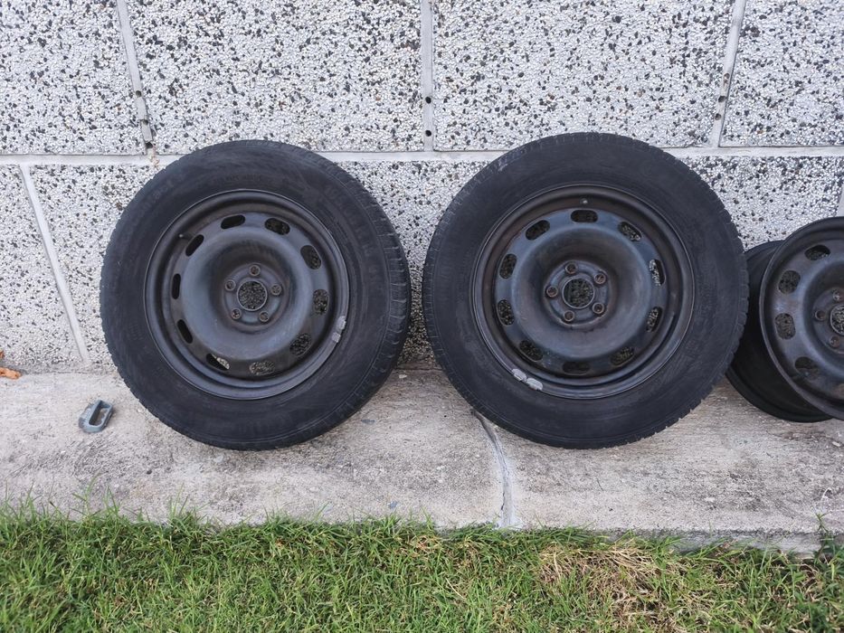 Стоманени джанти 15" 5x100 ET38 + 2 летни гуми Continental 195/65 R15