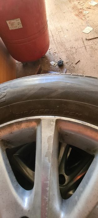 3 летние резины с дисками,