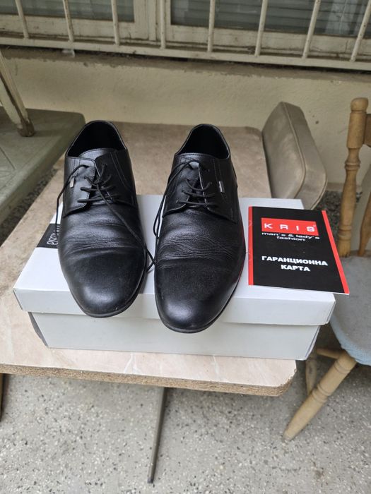 Обувки мъжки почти нови естеств.кожа