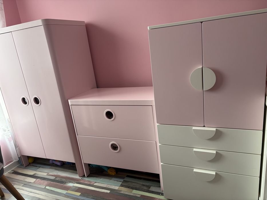 Детски мебели от Икеа - розови