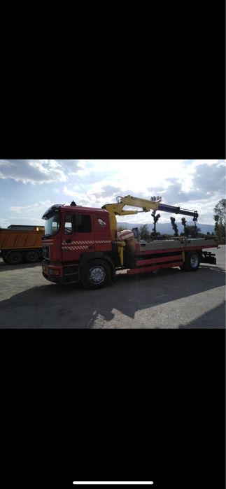 MAN 19 343 камион с кран