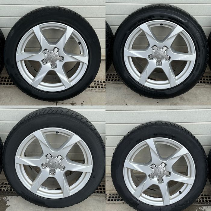 Jante R17 Audi 5x112 cu anvelope 225/50