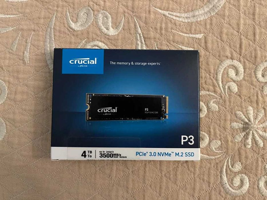 SSD Crucial P3 4TB PCI Express 3.0 x4 M.2 2280