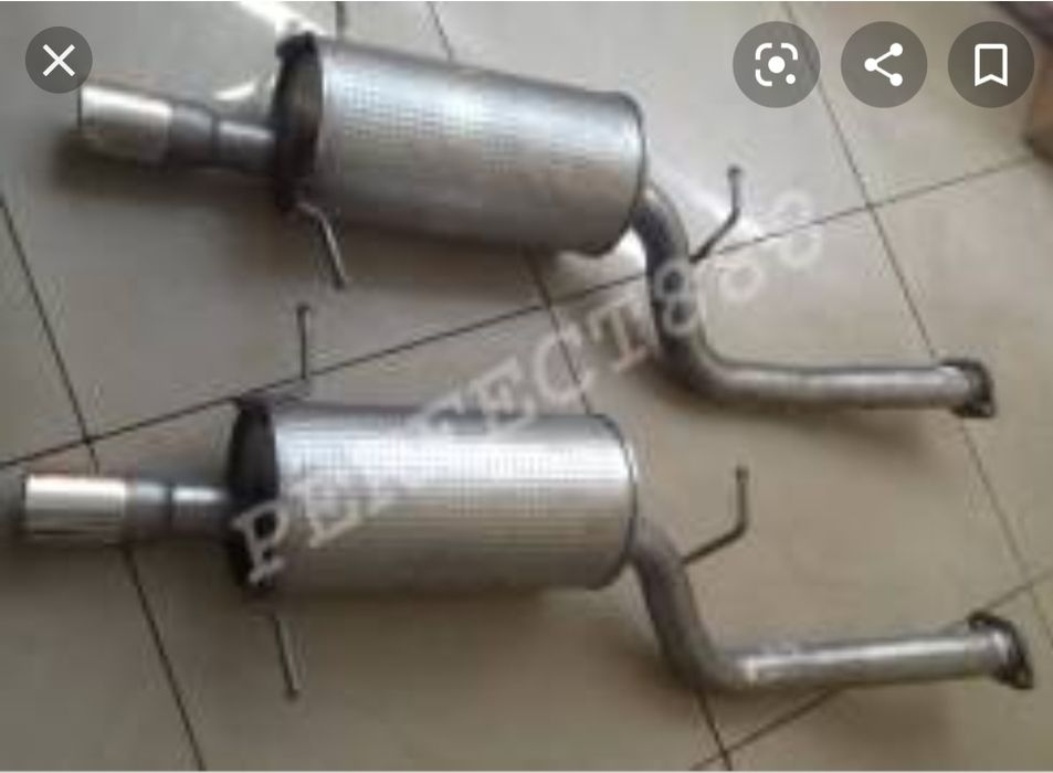 Субару глушитель