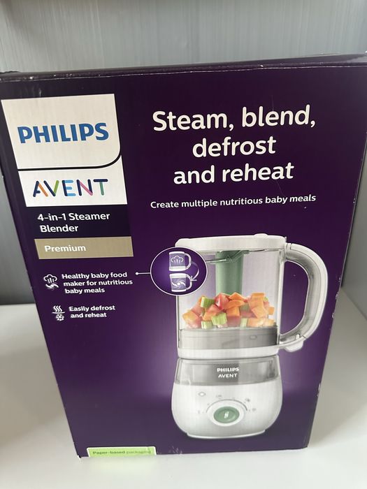 Philips Avent Premium Пасатор с функция за готвене на пара „4 в 1“