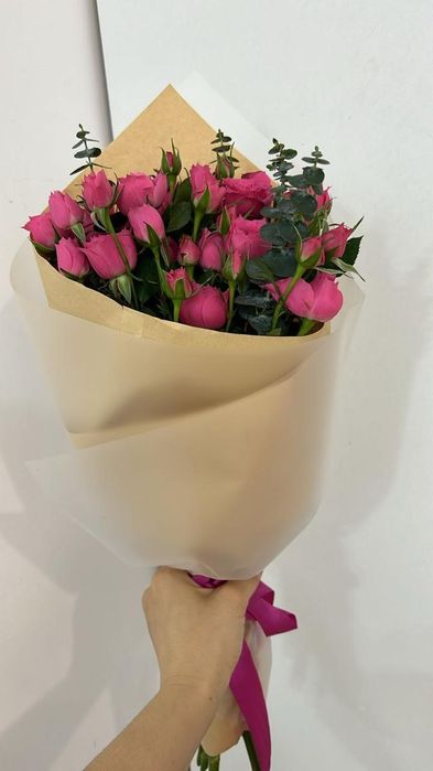 Свежий букет отдам за 6000