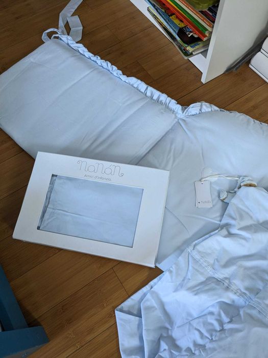 SET NOU Nanan lenjerie patut Puccio Azzaro (bleu)+ CADOU CARUSEL