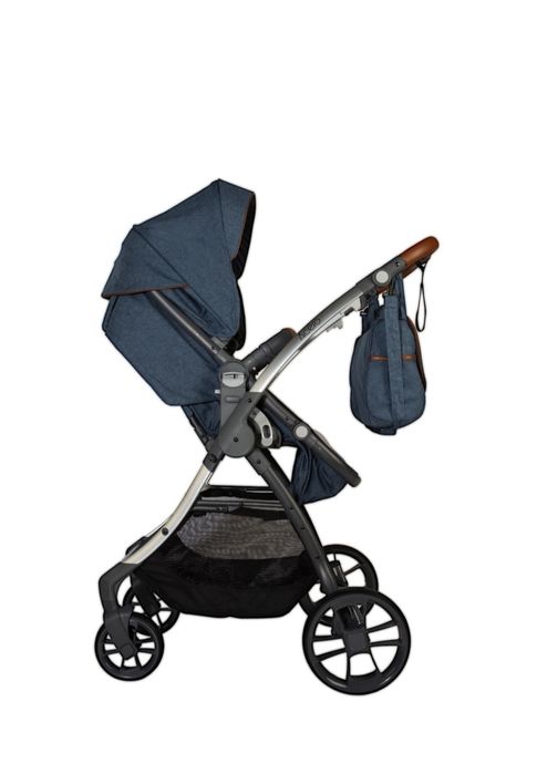 Carucior 3 in 1 Coccolle Acero, transformabil, Albastru