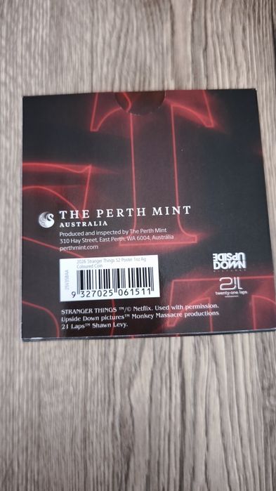 Колекционерска Сребърна Монета "Stranger Things" (Сезон 2) – 1 oz