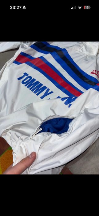 Geaca de vant (windbreaker) Tommy Jeans - Model Racing/Anorak