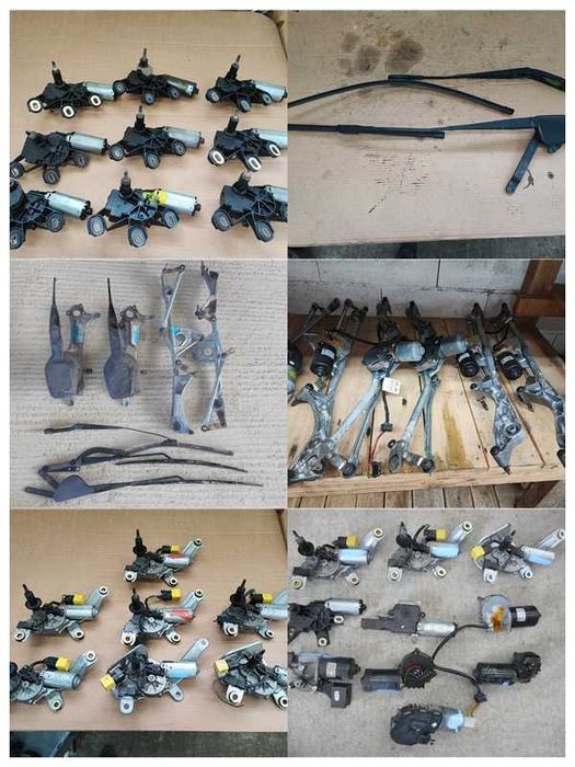 Моторчета предни и задни за стъкла рамене и механизми от Мерцедес