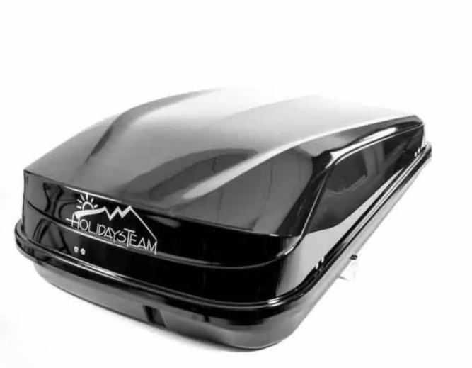 Автобокс Junior Easy 132x78x36cm с 85 mm крепежи,320 литра,черен гланц