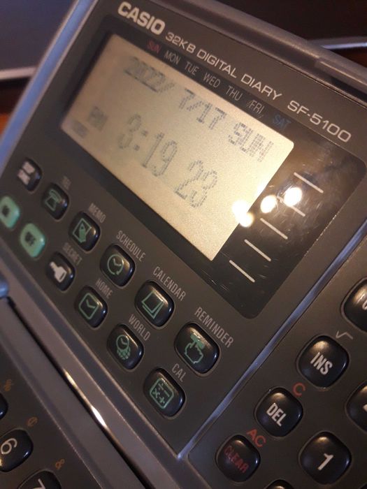 Agenda digitala CASIO SF-5100 Digital Diary
