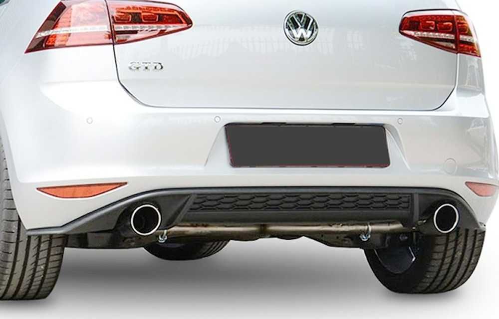 голф мк7 дифузьор за задна броня гти гтд / vw golf mk7 gti gtd