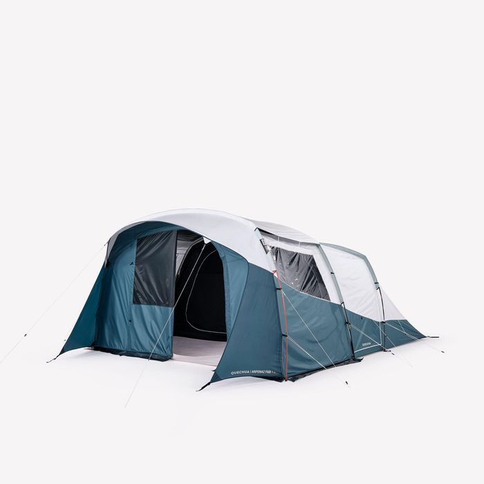 Cort de camping 5 persoane 2 camere, - produs resigilat Decathlon